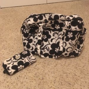 Vera Bradley Diaper Bag and Wallet